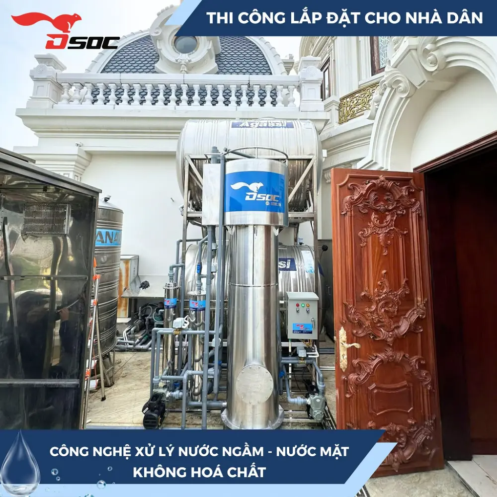 LỌC NƯỚC TỔNG DSOC: NÂNG CẤP CÔNG SUẤT – KHÔNG CẦN THAY MỚI!
