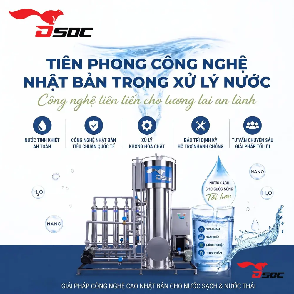 LỌC NƯỚC TỔNG DSOC: NÂNG CẤP CÔNG SUẤT – KHÔNG CẦN THAY MỚI!